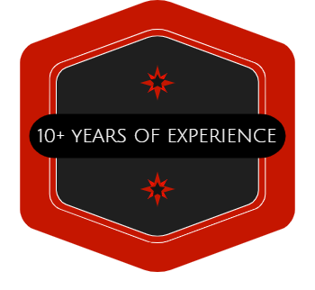 10+ Years of experience